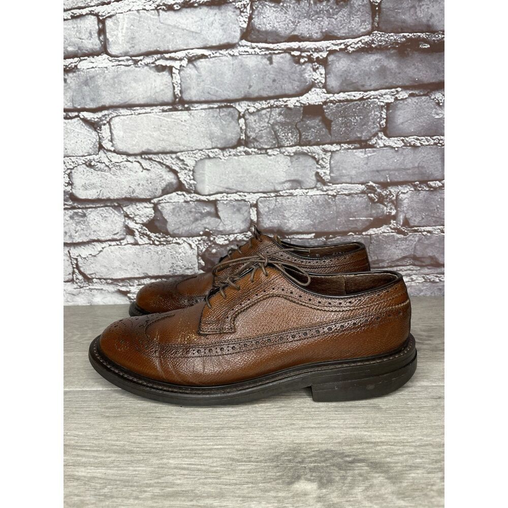 O'Sullivan Wingtip Brogue Brown Leather Oxfords Dress Shoes Men’s Sz 6D US/39EU